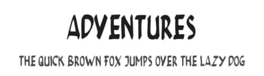 Adventures by Bories Bechker — Script Handwritten Font — thumbnail 1