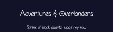 Adventures & Overlanders by Maelle.K | Thomas Boucherie — Script Handwritten Font — thumbnail 2