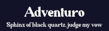 Adventuro by Pen Culture — Serif Font — thumbnail 2