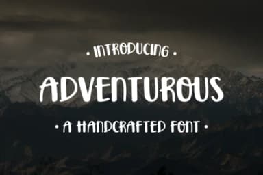 Adventurous Font by Emylia Design — Script Handwritten Font — thumbnail 1