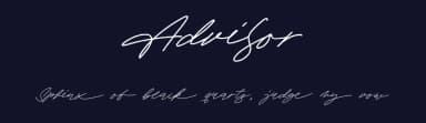Advisor by Masanis Studio — Script Handwritten Font — thumbnail 2