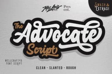 Advocate Script Font by Mas Anis — Script Handwritten Font — thumbnail 1