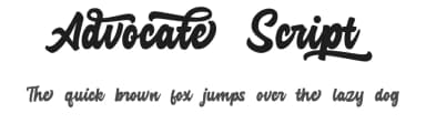 Advocate Script by Masanis Studio — Script Handwritten Font — thumbnail 1