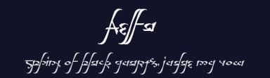 Aelfa by Sanguinus Curae — Dingbats Font — thumbnail 2