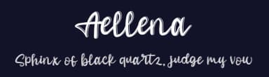 Aellena by Arif Studios — Script Handwritten Font — thumbnail 2