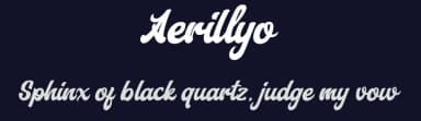 Aerillyo by StringLabs Creative Studio — Script Handwritten Font — thumbnail 2