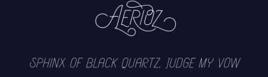 Aerioz by Letrasupply Typefoundry — Sans Serif Font — thumbnail 2