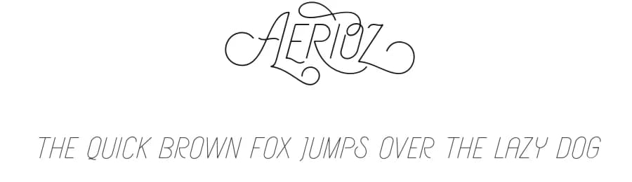 Aerioz by Letrasupply Typefoundry — Sans Serif Font