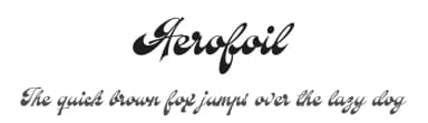 Aerofoil by Måns Grebäck — Script Handwritten Font — thumbnail 1