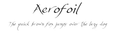 Aerofoil by Denise Chan — Script Handwritten Font — thumbnail 1