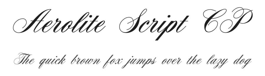Aerolite Script CP by ClaudeP — Script Handwritten Font — preview 1