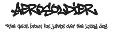 Aerosoldier by Måns Grebäck — Script Handwritten Font — thumbnail 1