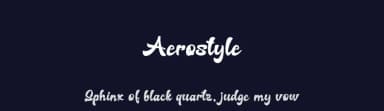 Aerostyle by Letter Art Studio — Script Handwritten Font — thumbnail 2