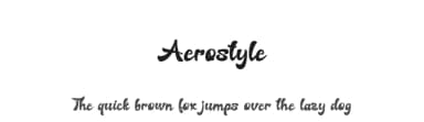 Aerostyle by Letter Art Studio — Script Handwritten Font — thumbnail 1