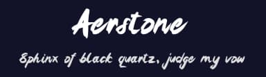 Aerstone by Skilline Fonts — Script Handwritten Font — thumbnail 2