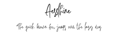 Aesslhine by Colllab Studio — Script Handwritten Font — thumbnail 1