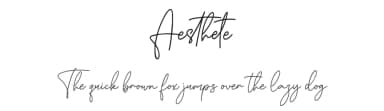 Aesthete by Abas Creative — Script Handwritten Font — thumbnail 1