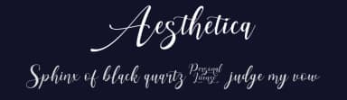Aesthetica by Java Pep — Script Handwritten Font — thumbnail 2