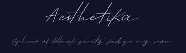Aesthetika by SheillaType — Script Handwritten Font — thumbnail 2