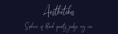 Aesthetikos by Azcreative Studio — Script Handwritten Font — thumbnail 2