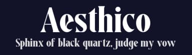 Aesthico by Heinzel Std — Serif Font — thumbnail 2