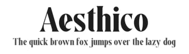 Aesthico by Heinzel Std — Serif Font — thumbnail 1