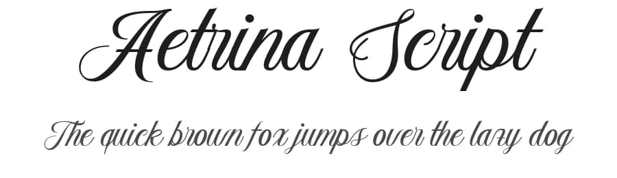 Aetrina Script by Typetemp Studio — Script Handwritten Font