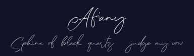 Afiany by Maulana Creative — Script Handwritten Font — thumbnail 2