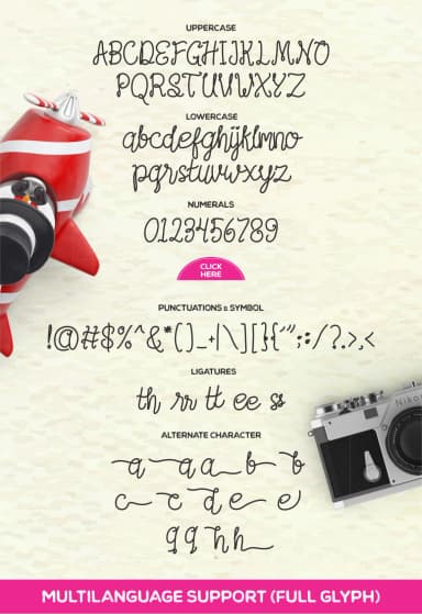 Afifah Script Font by Viaction Type.Co — Script Handwritten Font — thumbnail 3