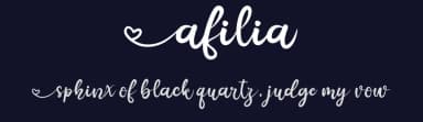 Afilia by Cita Letter — Script Handwritten Font — thumbnail 2