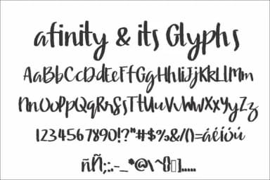Afinity Font by Carolina Mejia — Script Handwritten Font — thumbnail 6