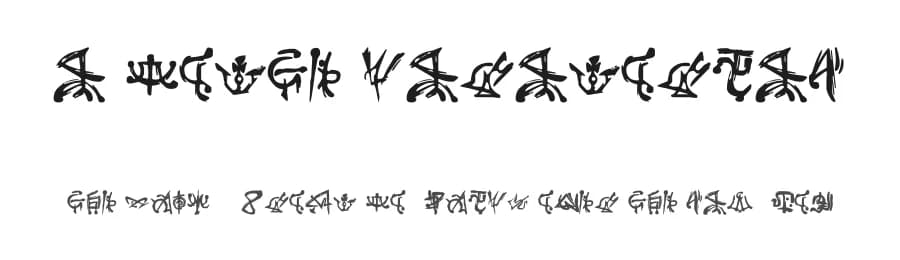 A Fonte Paranormal by Mm4 — Dingbats Font