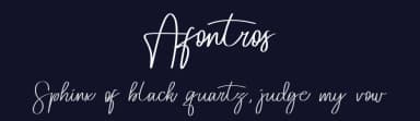 Afontros by Jadatype — Script Handwritten Font — thumbnail 2