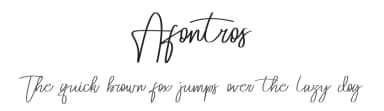 Afontros by Jadatype — Script Handwritten Font — thumbnail 1