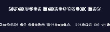 African Ornaments One by Dixie's Delights — Dingbats Font — thumbnail 2