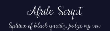 Afrile Script by Masinong Studio — Script Handwritten Font — thumbnail 2