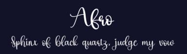 Afro by Scratchones — Script Handwritten Font — thumbnail 2