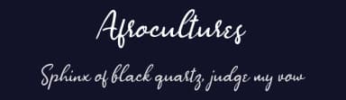 Afrocultures by Ikiiko Type — Script Handwritten Font — thumbnail 2