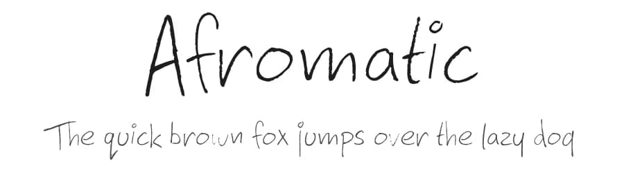 Afromatic by FontPanda — Script Handwritten Font