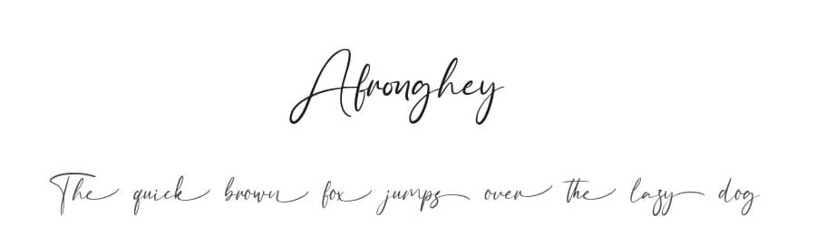 Afronghey by StringLabs Creative Studio — Script Handwritten Font