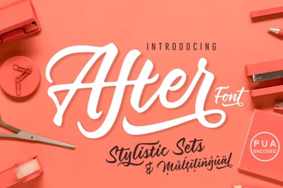 After Font by Situjuh — Script Handwritten Font