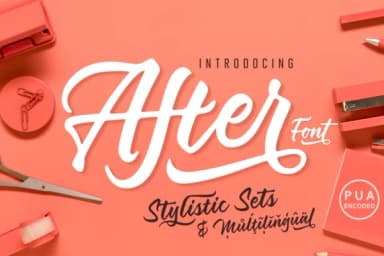 After Font by Situjuh — Script Handwritten Font — thumbnail 1