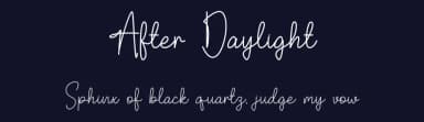 After Daylight by Rvandtype — Script Handwritten Font — thumbnail 2