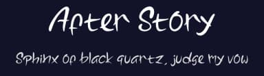 After Story by Seneka Grafika — Script Handwritten Font — thumbnail 2