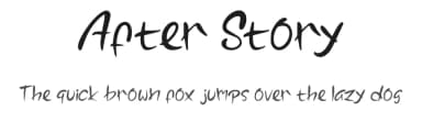 After Story by Seneka Grafika — Script Handwritten Font — thumbnail 1