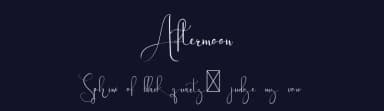 Aftermoon by Edric Studio — Script Handwritten Font — thumbnail 2