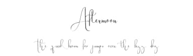 Aftermoon by Edric Studio — Script Handwritten Font — thumbnail 1