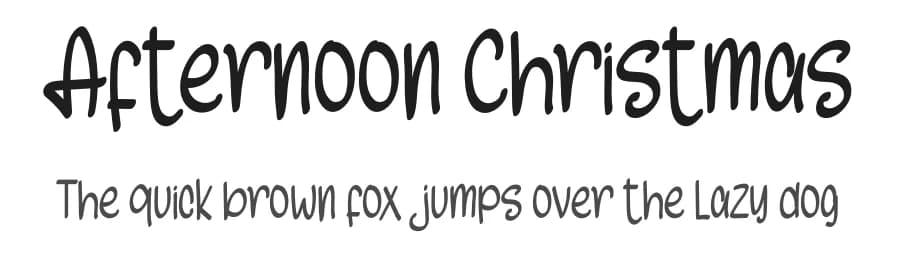 Afternoon Christmas by Katrin Studio — Script Handwritten Font