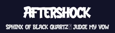 Aftershock by Taufik Tri Ariyanto — Script Handwritten Font — thumbnail 2