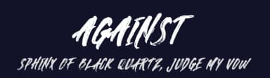 Against by Display Studio — Script Handwritten Font — thumbnail 2